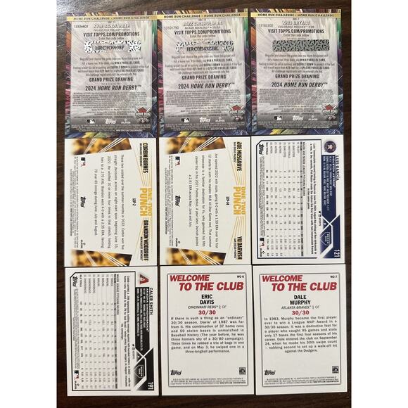 2023 Topps Baseball Inserts Lot Of 28 Different HR Challenge, One-Two Punch, Etc - Picture 2 of 6